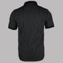 Fila Gold Patton Jacquard Stripe Polo Shirt Black/Egret