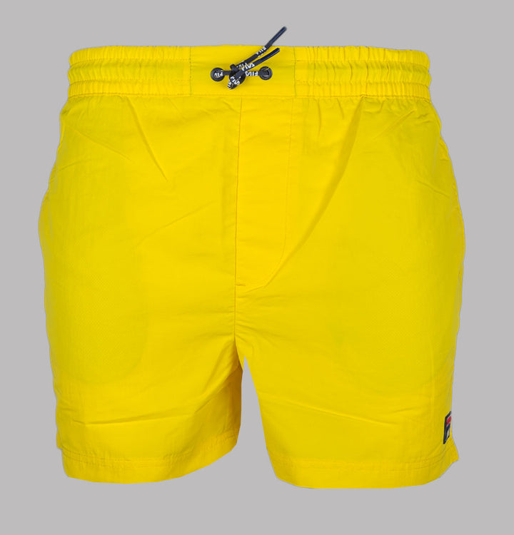 Fila Vintage Artoni Swim Shorts High Visability Yellow