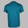 Fila Vintage BB1 Classic Striped Polo Shirt Deep Lagoon/Gardenia/Black