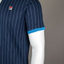 Fila Vintage BB1 Classic Striped Polo Shirt Fila Navy/Regatta Blue/Gardenia