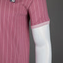 Fila Vintage BB1 Classic Striped Polo Shirt Heather Rose/Pink Nectar/Gardenia