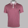Fila Vintage BB1 Classic Striped Polo Shirt Heather Rose/Pink Nectar/Gardenia