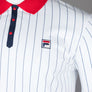 Fila Vintage BB1 Classic Striped Polo Shirt White/Fila Red/Fila Navy