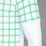 Fila Vintage Bobby Check Polo Shirt White/Jelly Bean Green