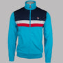 Fila Vintage Didier Colour Block Track Jacket Cyan Blue/Fila Navy/Fila Red/Gardenia