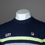 Fila Vintage Duncan T-Shirt Fila Navy/High Rise Grey/Shadow Lime