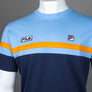Fila Vintage Duncan T-Shirt Vista Blue/Fila Navy/Bright Marigold