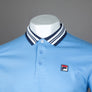 Fila Vintage Faraz Tipped Polo Shirt Visa Blue/Fila Navy/White