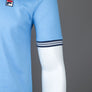 Fila Vintage Faraz Tipped Polo Shirt Visa Blue/Fila Navy/White