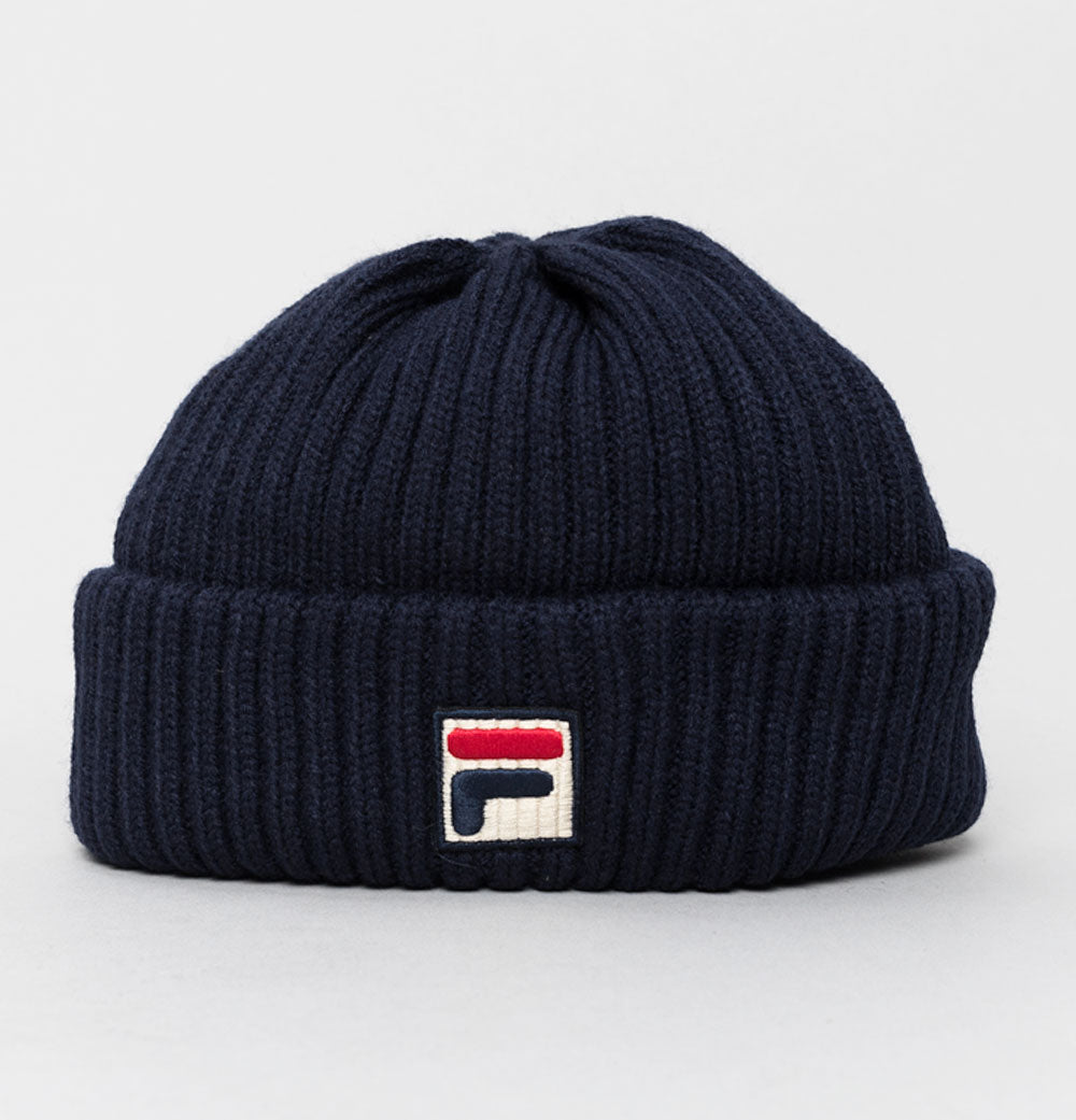 Clothing Fila Beanie Black Fila Vintage Finns Chunky Fishermans