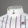 Fila Vintage Hudson Stripe Track Top Gardenia/Fila Navy/Foxglove