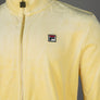 Fila Vintage Irving 2 Velour Tracksuit Top Popcorn/White