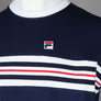 Fila Vintage Joey T-Shirt Fila Navy/White/Fila Red