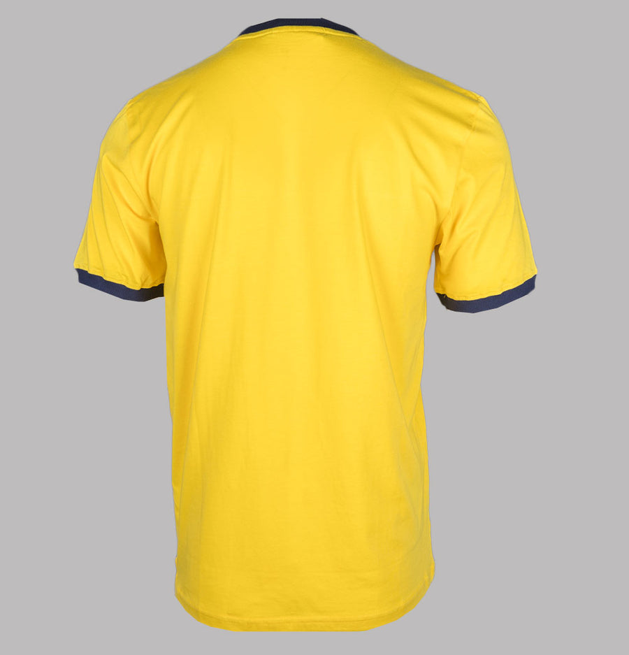 Fila Vintage Joey T-Shirt High Visability Yellow/Fila Navy/Fila Red