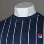 Fila Vintage Lee Pin Stripe T-Shirt Fila Navy/Wisteria/Gardenia