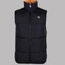 Fila Vintage Mackay Padded Puffer Gilet Black/Yam