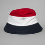 Fila Vintage Marco Tri Colour Bucket Hat Fila Red/Gardenia/Fila Navy