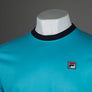 Fila Vintage Marconi Ringer T-Shirt Cyan Blue/Fila Navy