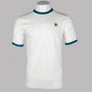 Fila Vintage Marconi Ringer T-Shirt Gardenia/Deep Lagoon
