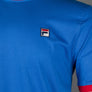 Fila Vintage Marconi Ringer T-Shirt Turkish Sea/Fila Red