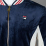 Fila Vintage Miguel Velour Archive Track Top Fila Navy/Gardenia/Fila Red