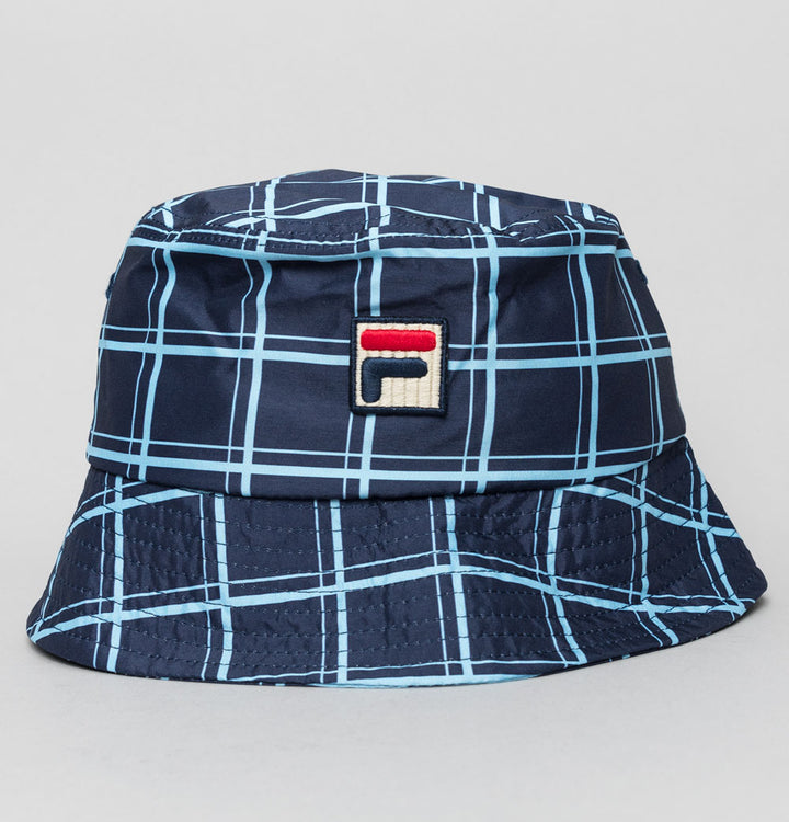 Fila Vintage Oscar Check Bucket Hat Fila Navy/Blue Bell