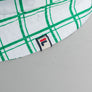 Fila Vintage Oscar Check Bucket Hat White/Jelly Bean Green