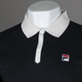 Fila Vintage Panatta 2 Polo Shirt Black/Gardenia