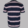 Fila Vintage Sanders Stripe T-Shirt Fila Navy/White/Fila Red