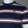 Fila Vintage Sanders Stripe T-Shirt Fila Navy/White/Fila Red