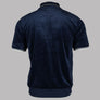 Fila Vintage Terry Velour Polo Shirt Fila Navy/Gardenia
