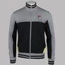 Fila Vintage Tiebreaker Funnel Neck Track Jacket Black/Sharkskin/Lemonade