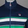 Fila Vintage Vinnie Track Jacket Fila Navy/Green/Gardenia