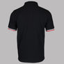 Fila Vintage Zev Cuff Detail Polo Shirt Black/Fila Red/Gardenia