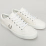 Fred Perry Baseline Leather Trainers Porcelain/Warm Grey
