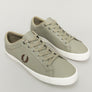 Fred Perry Baseline Leather Trainers Warm Grey/Brick