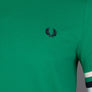 Fred Perry Bold Tipped Pique T-Shirt Fred Perry Green