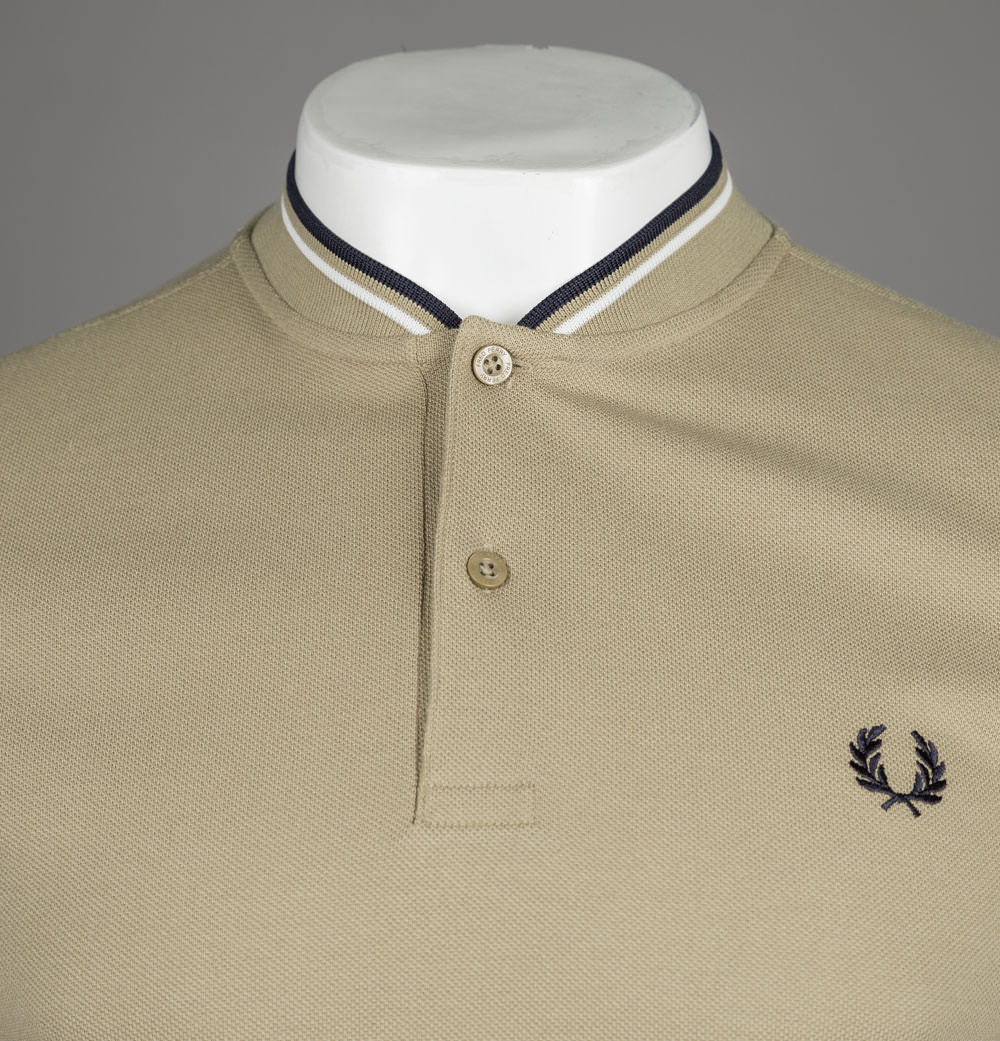 Fred perry bomber collar polo best sale