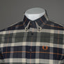 Fred Perry Brushed Tartan Shirt Field Green