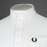Fred Perry Button Down Collar Polo Shirt Snow White