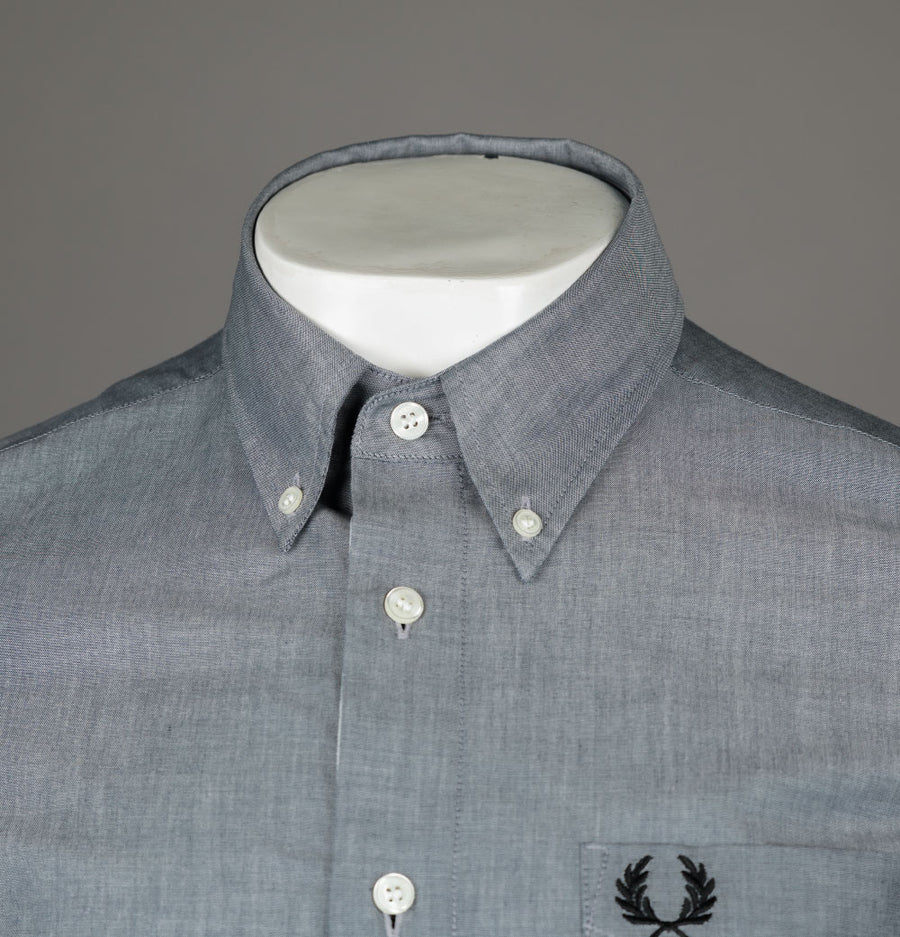 Fred Perry Button Down Collar Shirt Black