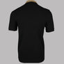 Fred Perry Check Collar Detail Polo Shirt Black