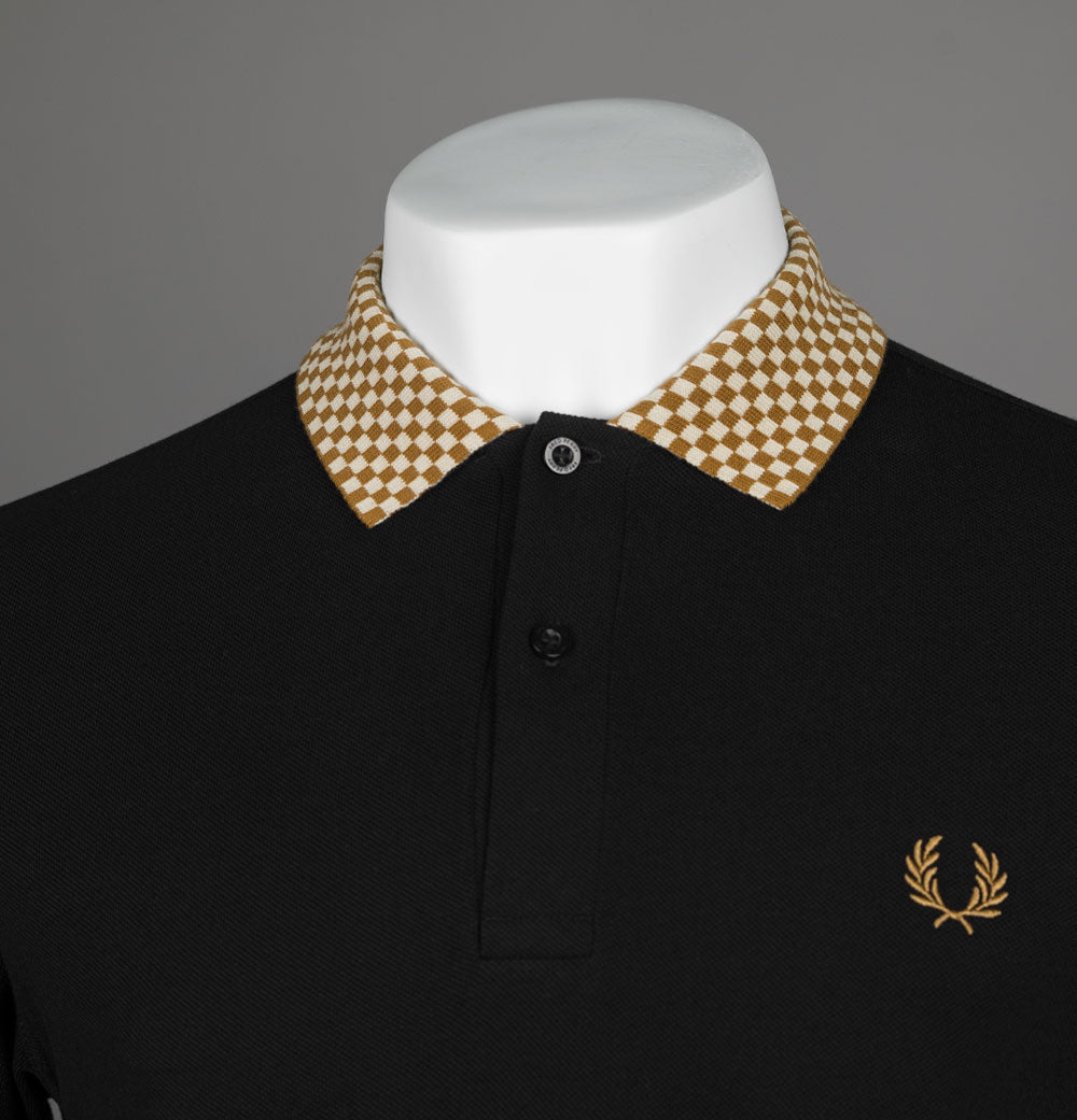 Fred perry hotsell polo checkered collar