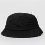 Fred Perry Circle Branded Matt Poly Bucket Hat Black