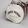 Fred Perry Classic Barrel Bag Oxblood/Ecru