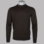 Fred Perry Classic Crew Neck Jumper Burnt Tobacco