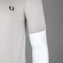 Fred Perry Classic Knitted Polo Shirt Dark Oatmeal