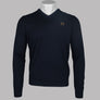 Fred Perry Classic V Neck Jumper Navy