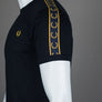 Fred Perry Contrast Tape Ringer T-Shirt Navy/Honeycomb