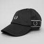 Fred Perry Contrast Tape Tricot Cap Black